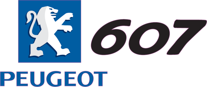 Autocollant Peugeot Logo 607 Droite