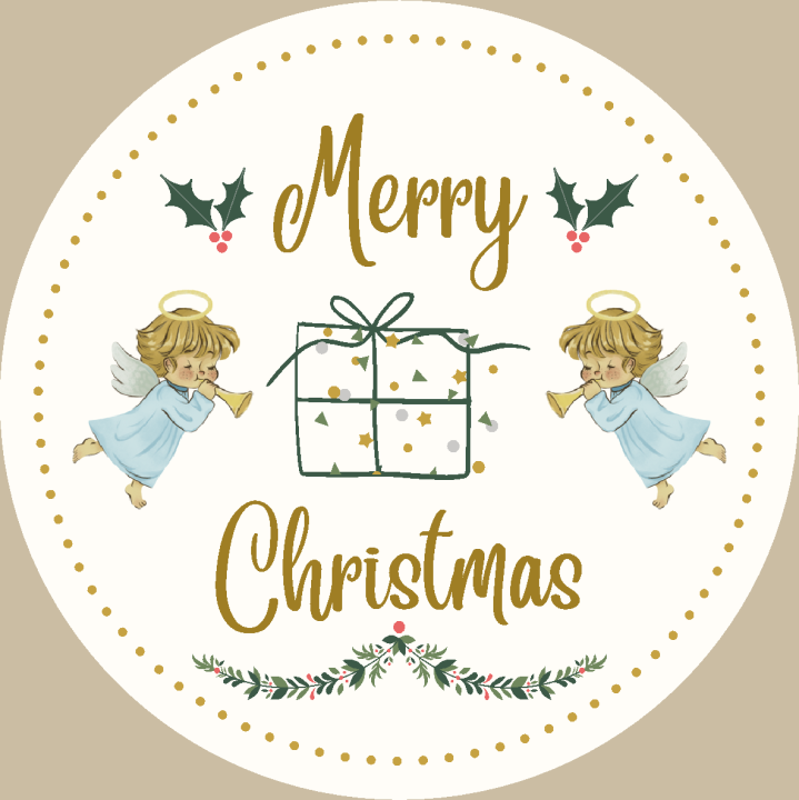 Sticker Merry Christmas V2