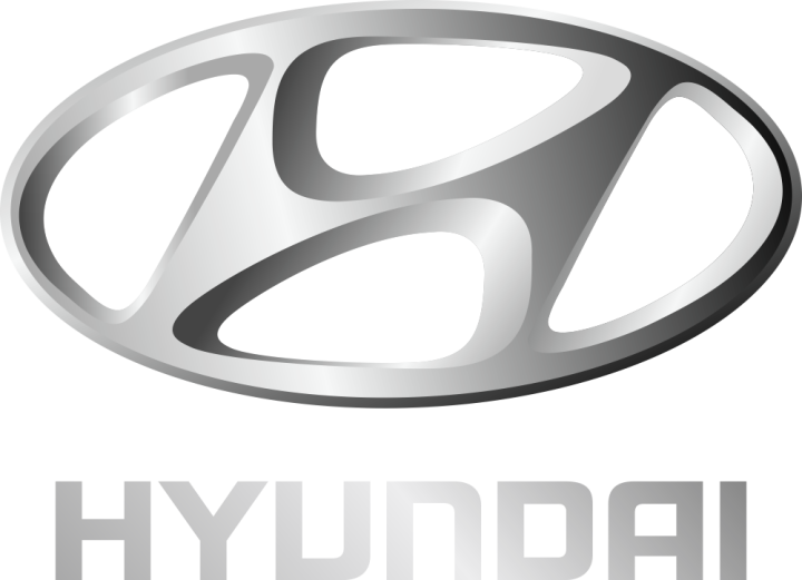 Autocollant Hyundai Logo Gris