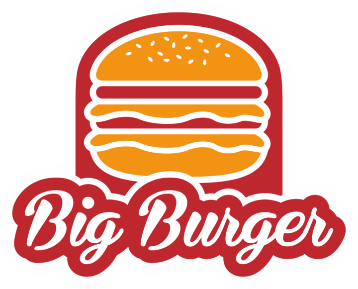 Autocollant Fast Food Big Burger