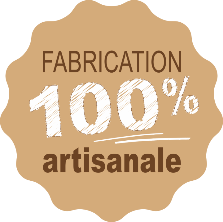 Autocollant Logo Fabrication 100% Artisanale