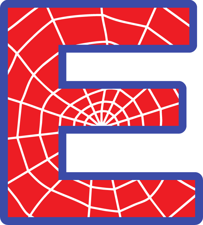 Sticker Lettrage Spider Man E