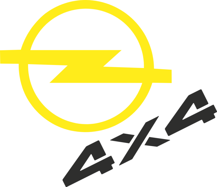 Autocollant Opel 4x4