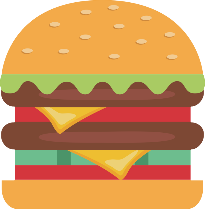 Autocollant Fast Food Hamburger 5