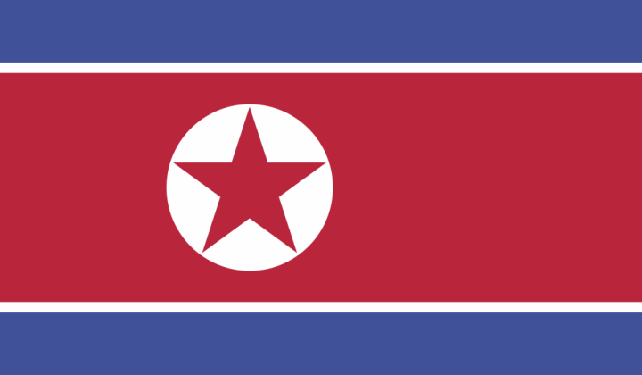 Autocollant Drapeau Corée Du Nord