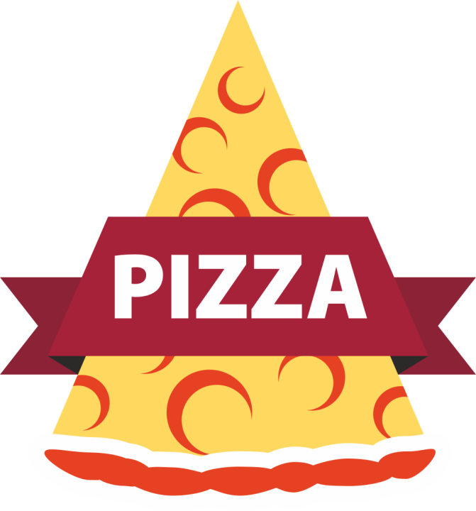 Autocollant Pizza Logo 3