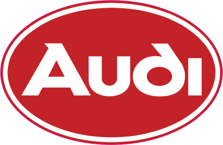 Autocollant Audi Rouge