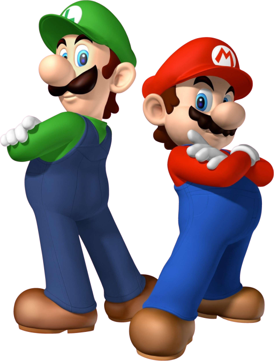 Autocollant Mario Et Luigi