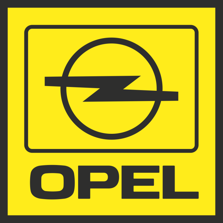 Autocollant Opel Carré