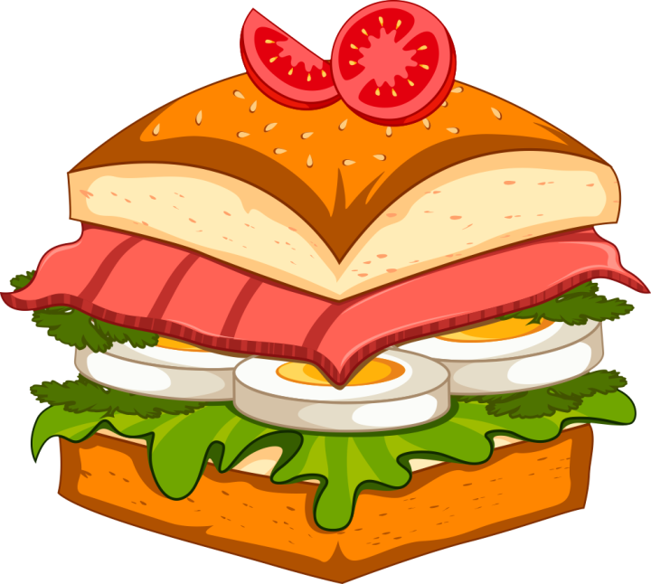 Autocollant Fast Food Hamburger 2