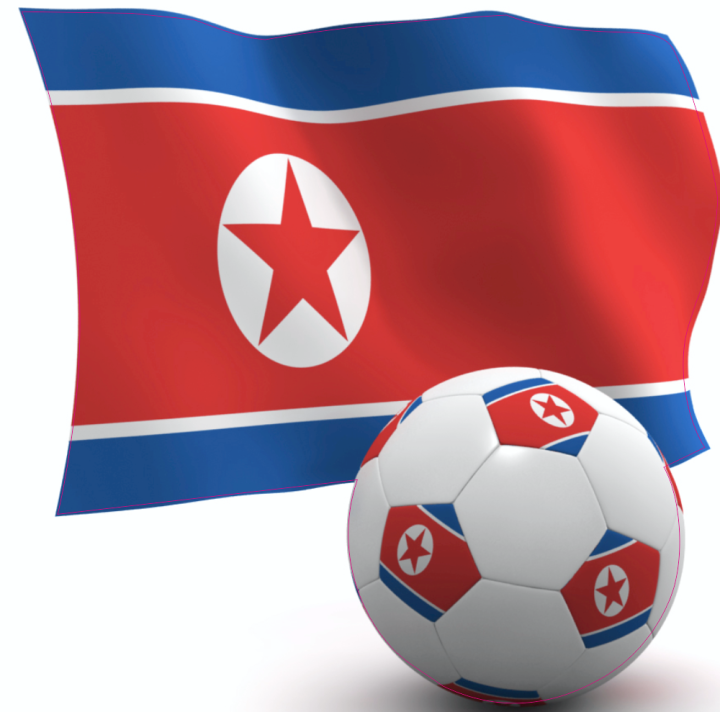 Autocollant Corée Du Nord Foot