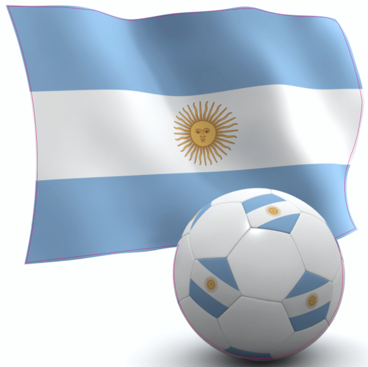 Autocollant Argentine Foot