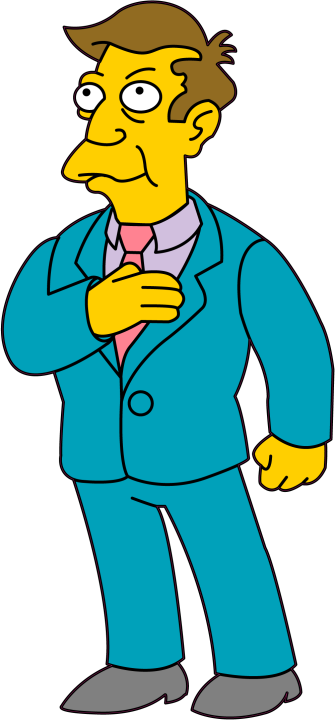 Autocollant Principal Skinner - Simpsons