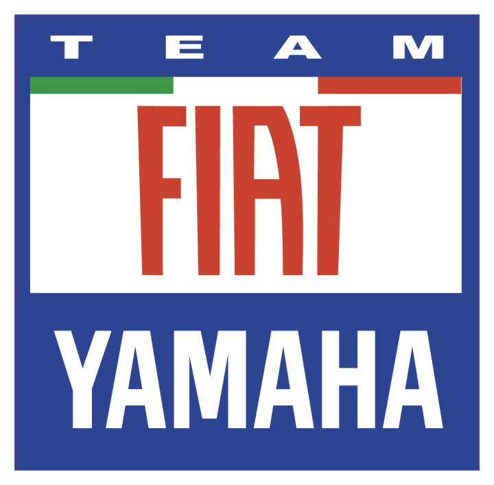 Autocollant Yamaha Fiat Team