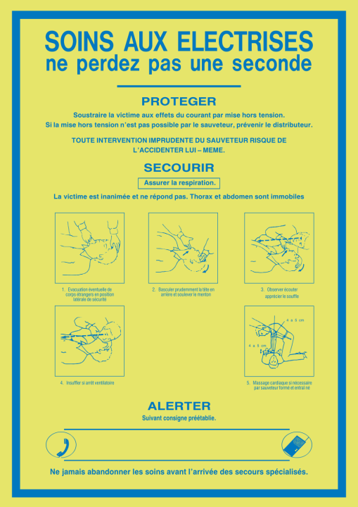 Votre autocollant et Autocollant Consigne De Sécurité Electrocution 2 ...