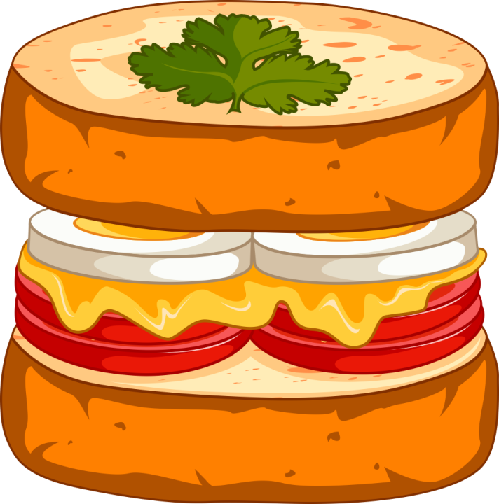 Autocollant Fast Food Sandwich 11