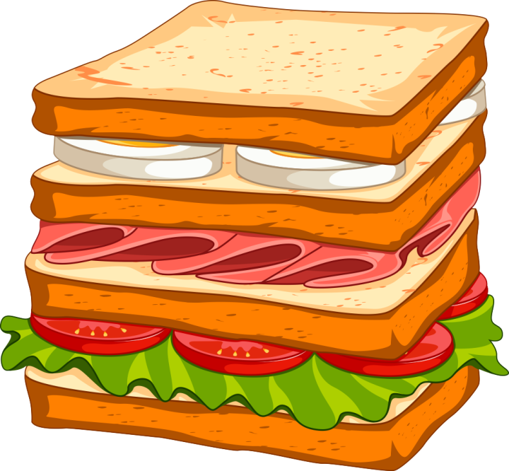 Autocollant Fast Food Sandwich 9