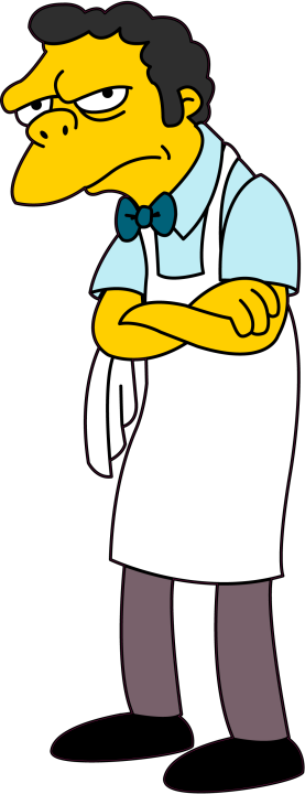 Autocollant Moe Szyslak - Simpsons