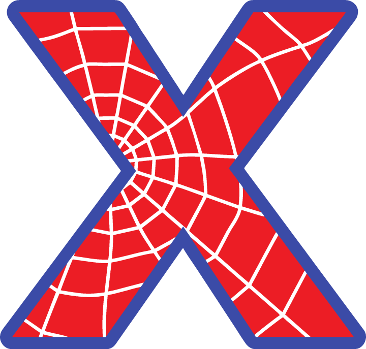 Sticker Lettrage Spider Man X
