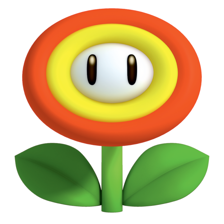 Autocollant Mario Fire Flower
