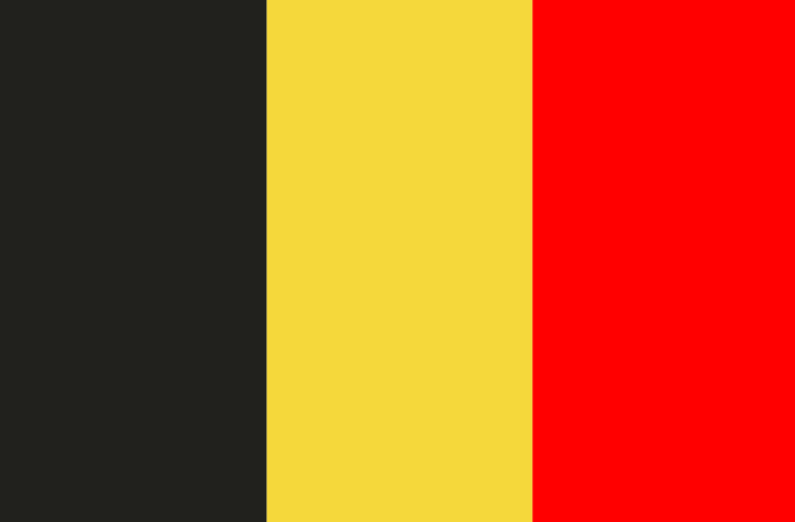 Autocollant Drapeau Belgique
