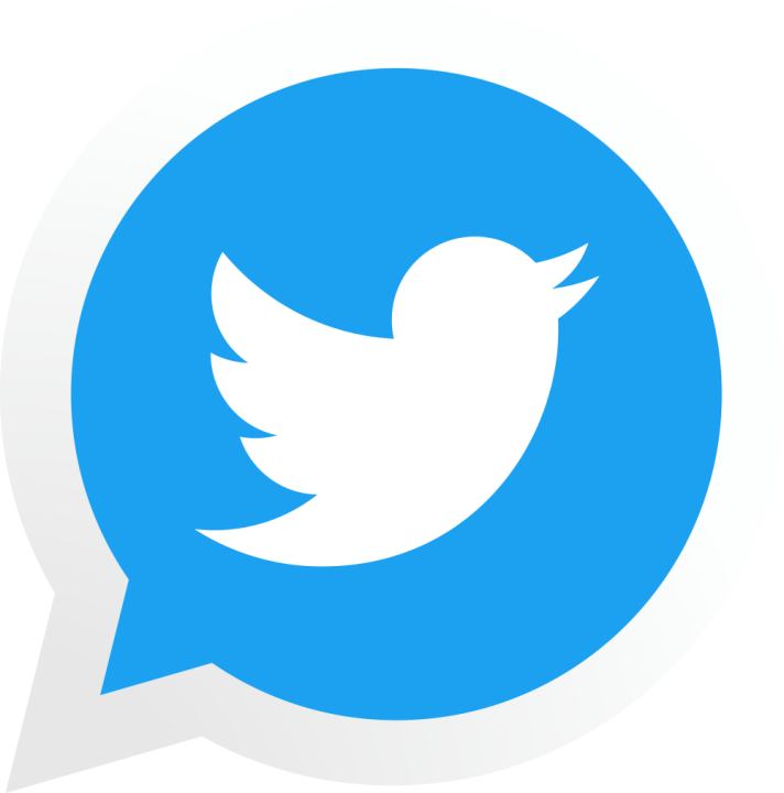 Autocollant Logo Réseau Social Twitter 2