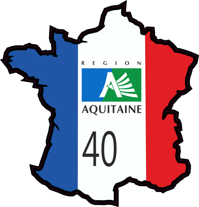 Autocollant Landes ( Aquitaine )