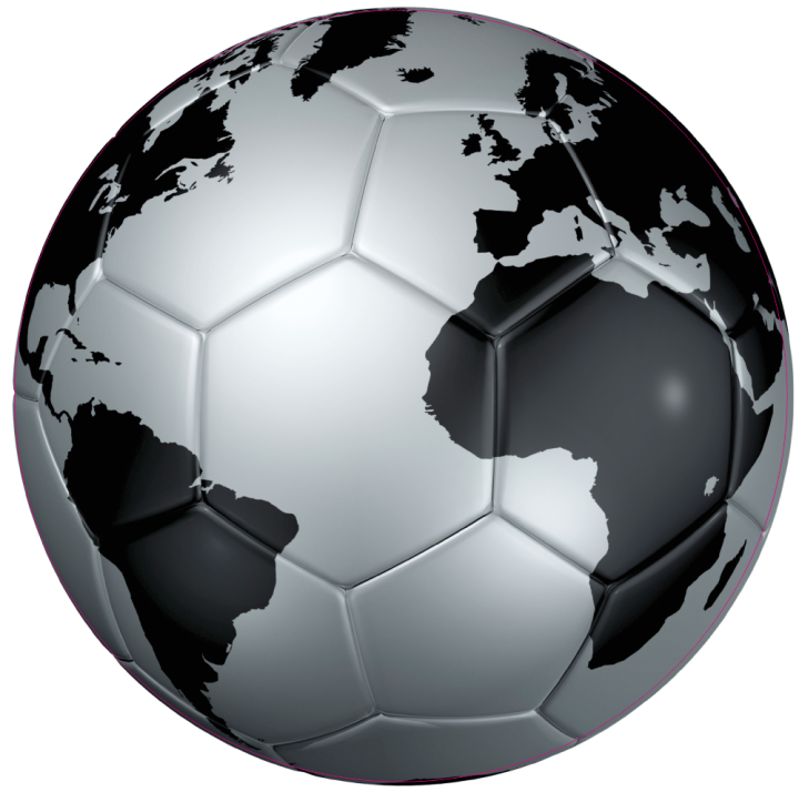 Autocollant Ballon Foot Coupe Du Monde Argent