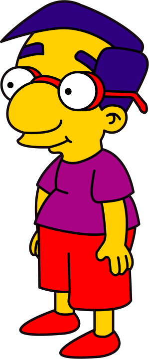 Autocollant Milhouse Van Houten - Simpsons
