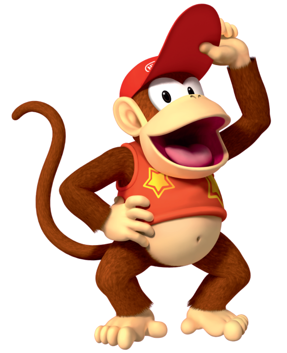 Autocollant Mario Diddy Kong