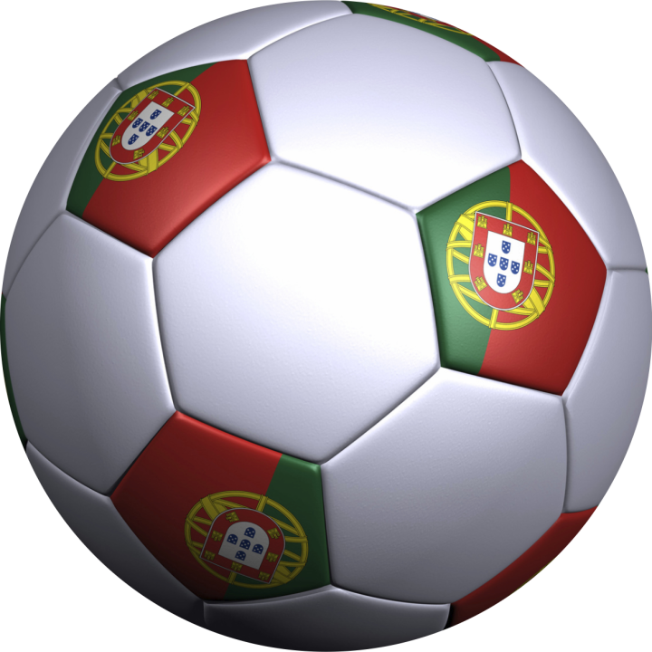 Autocollant Ballon Foot Portugal