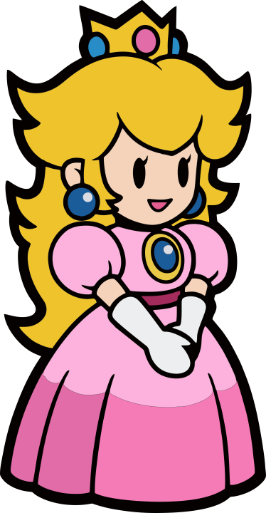 Autocollant Mario Princesse Peach 2