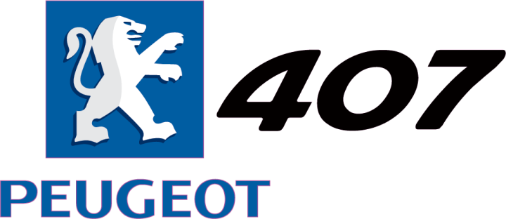 Autocollant Peugeot Logo 407 Gauche