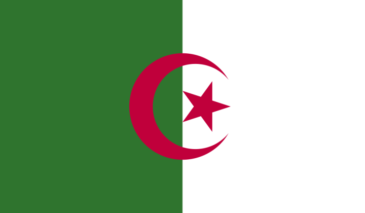 Autocollant Drapeau Algérie