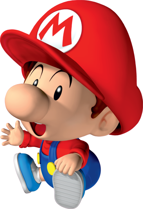 Autocollant Mario Baby Mario