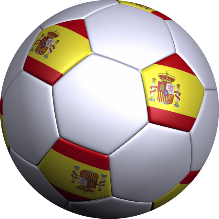 Autocollant Ballon Foot Espagne