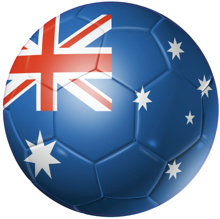 Autocollant Ballon Foot Australie