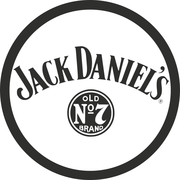 Sticker Jack Daniel's Fond Blanc