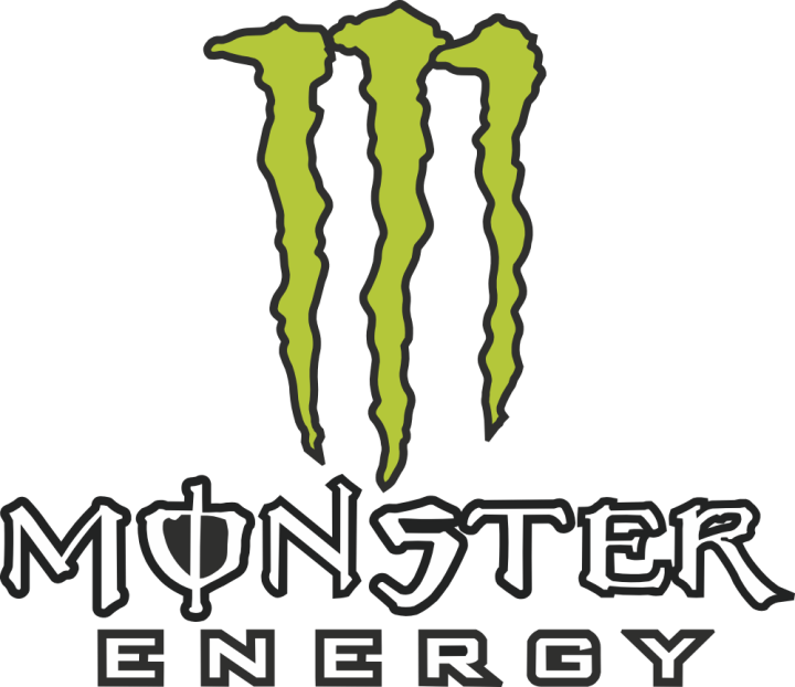 Autocollant Monster Energy Vert