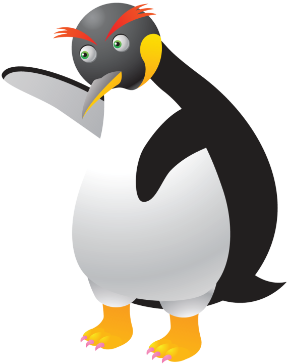 Autocollant Pingouin 2 Pour Enfants