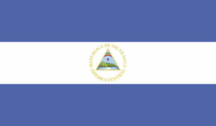 Autocollant Drapeau Nicaragua