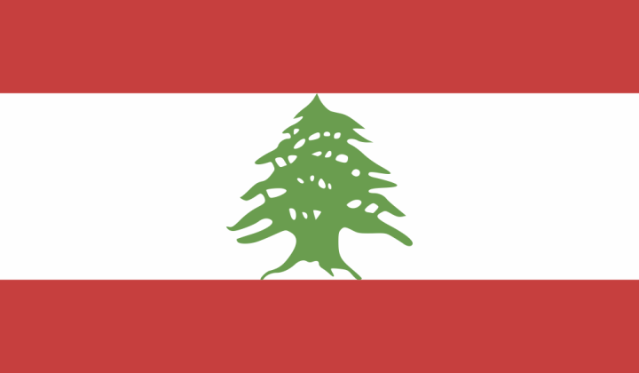 Autocollant Drapeau Liban