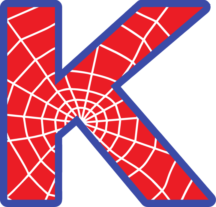 Sticker Lettrage Spider Man K
