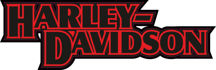 Autocollant Harley Davidson Rouge