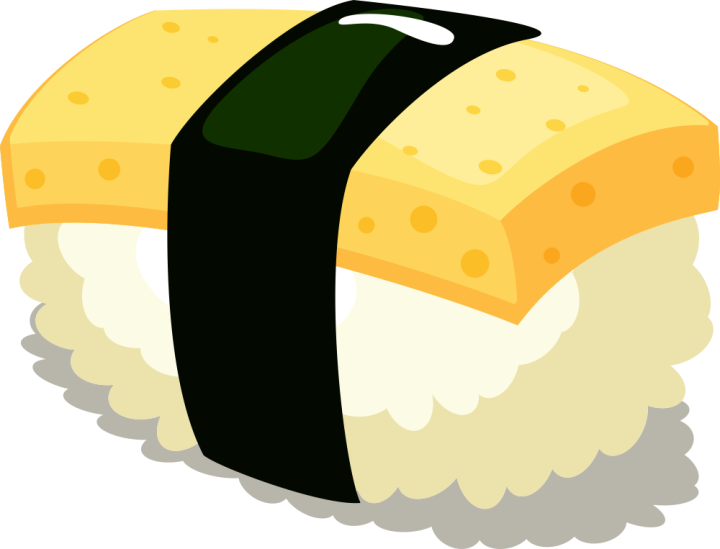Autocollant Alimentation Japonais Sushi 4