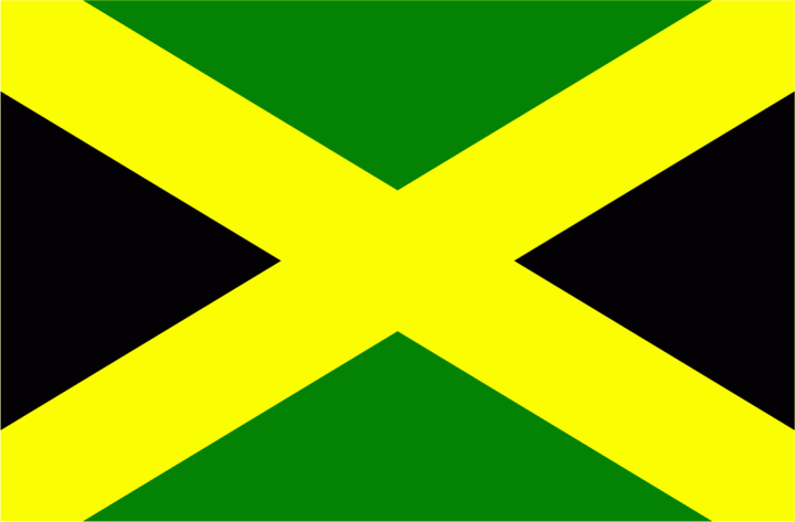 Autocollant Drapeau Jamaïque