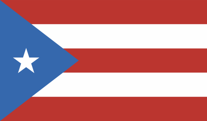 Autocollant Drapeau Puerto Rico