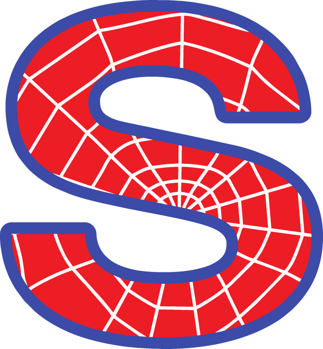 Sticker Lettrage Spider Man S