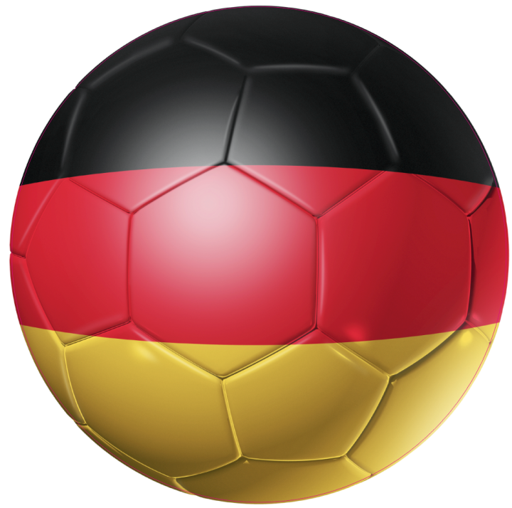 Autocollant Ballon Foot Allemagne