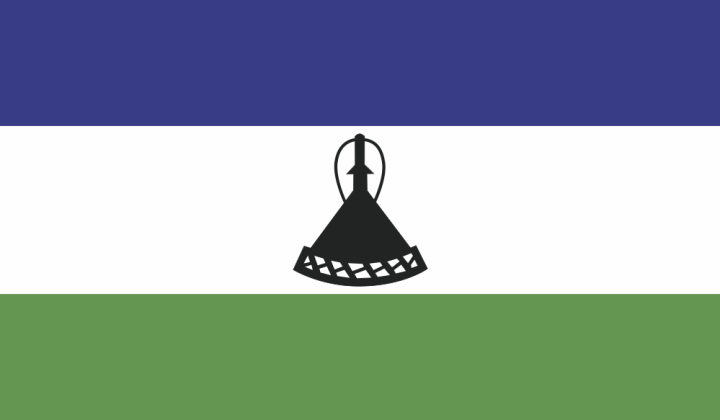 Autocollant Drapeau Lesotho